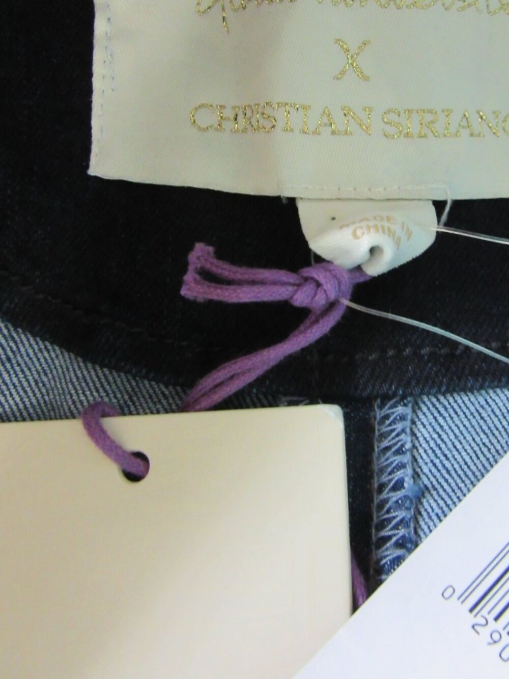 Gloria Vanderbilt Christian Siriano Denim Trench 14 Dress NWT - Picture 5 of 7